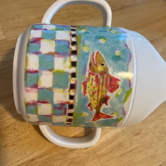 Mackenzie-Childs Fish Collection Sippy Cups - Picture 3 of 7